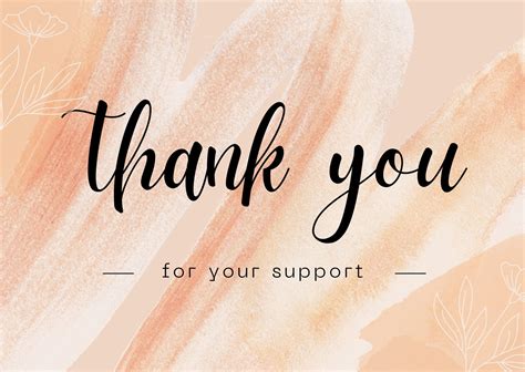 Thank You Card .
